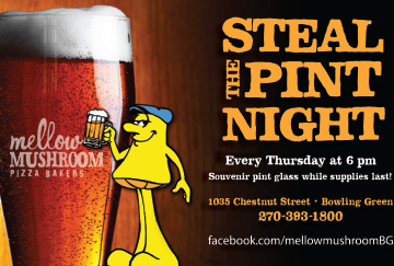 Steal The Pint Night at Mellow Mushroom