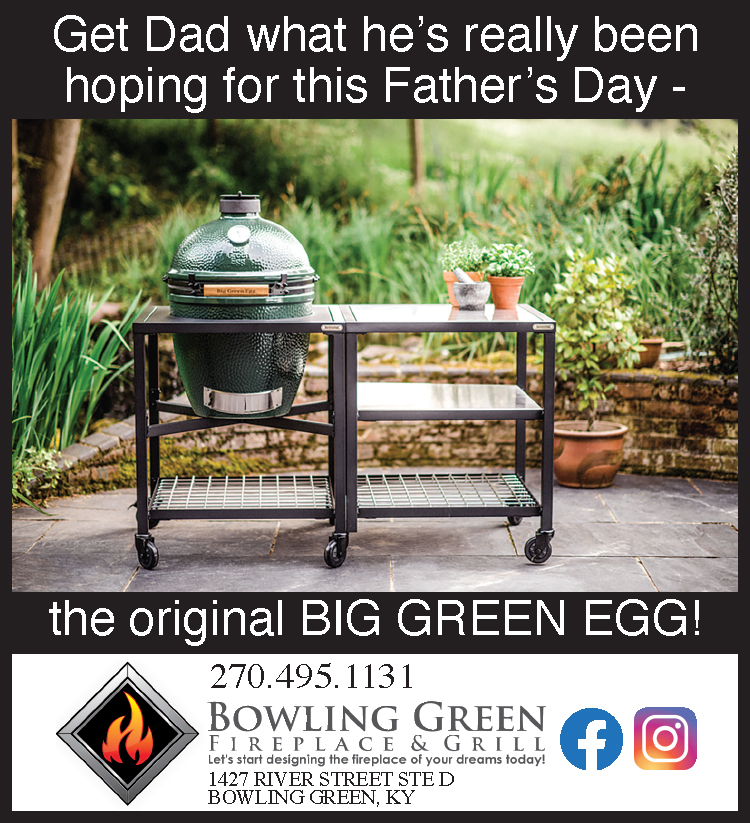 Big Green Egg at Bowling Green Fireplace and Grill