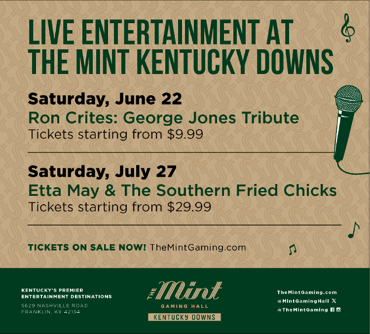 Live entertainment at The Mint Kentucky Downs