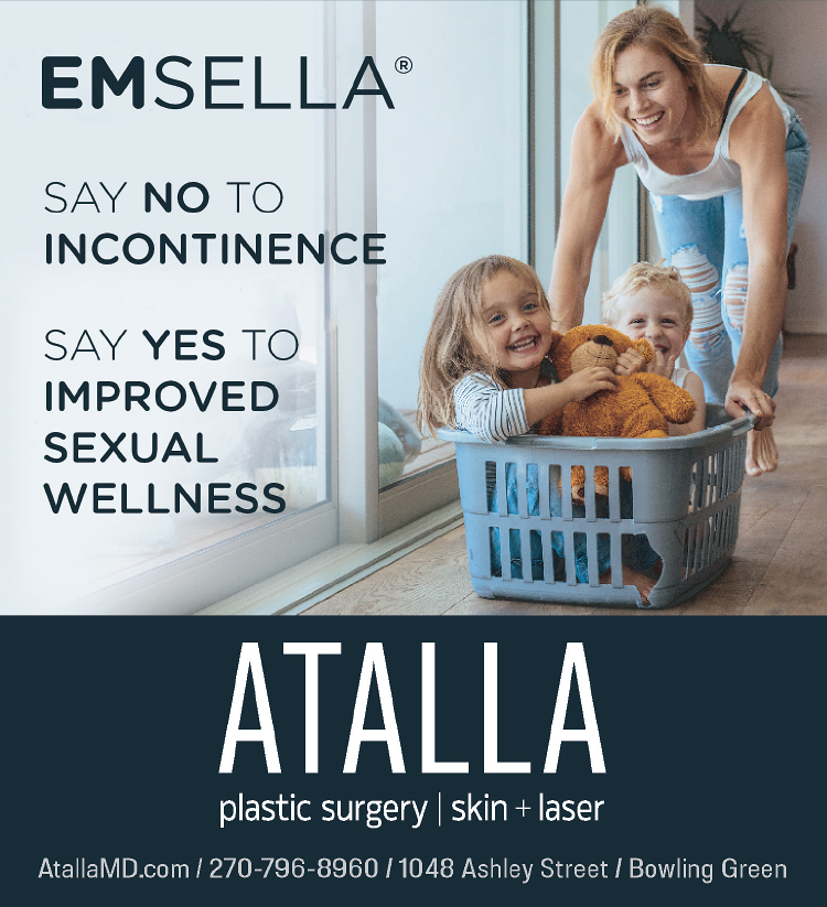 EMSELLA... say no to incontinence and say yes to improved sexual wellness. Learn more from Atalla plastic surgery