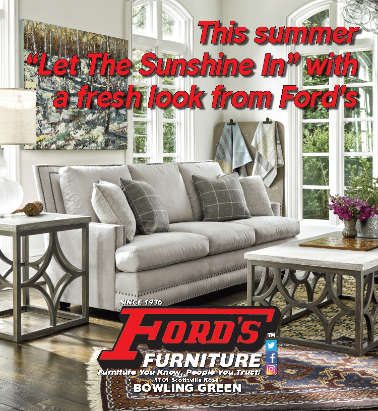 This summer let the sun shine in with a free look from Ford's Furniture.