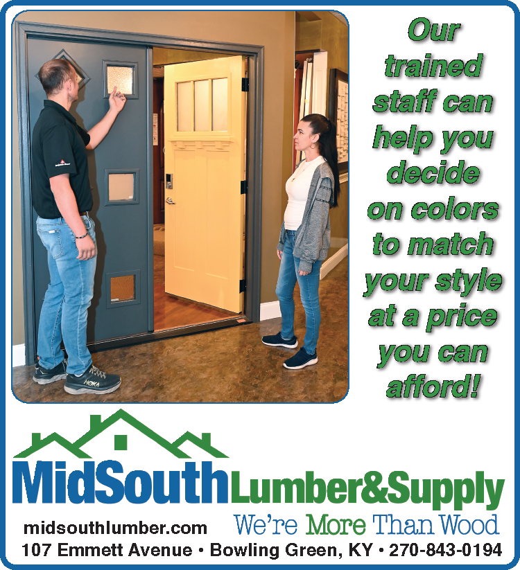 Let the MIdSouth Lumber team help you with paint colors and other remodeling ideas to update your home