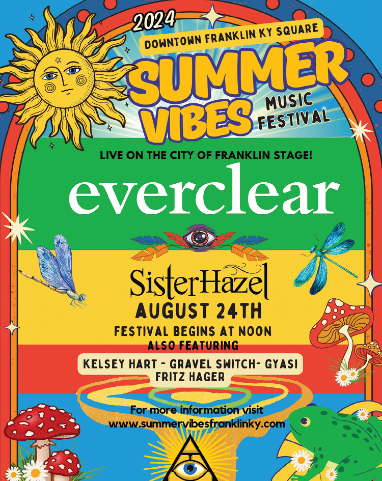 Don't miss the Summer Vibes Music Festival in Franklin featuring Everclear.