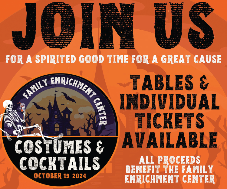 Don't miss the Costumes & Cocktails ball to support The Family Enrichment Center