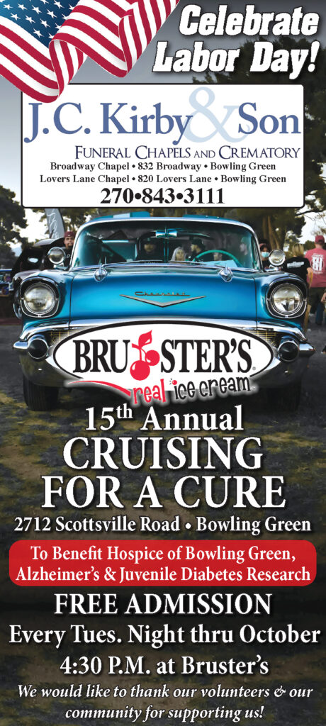 J. C. Kirby & Son Funeral Chapels and Crematory presents Cruising For A Cure