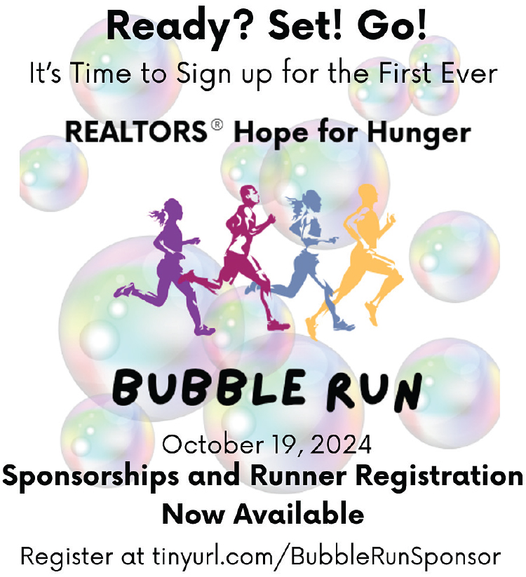 Realtors Hope For Hunger Bubble Run