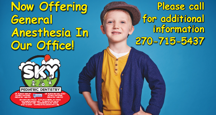 SKY Pediatric Dentistry now offering general anesthesia in our office