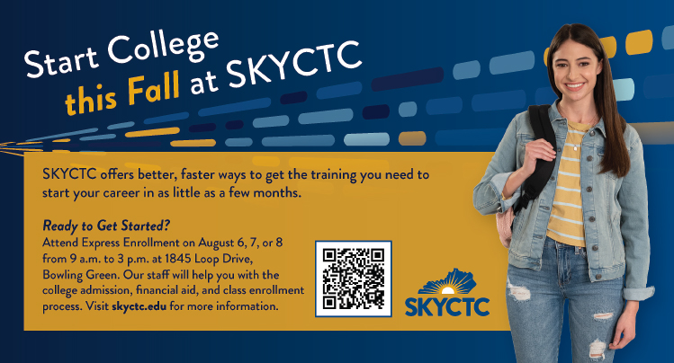 Start college this fall at SKYCTC