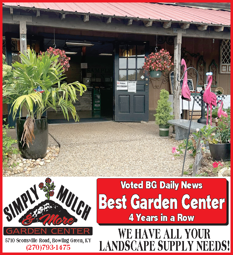 Simply Mulch for all your landscape and gardening needs.