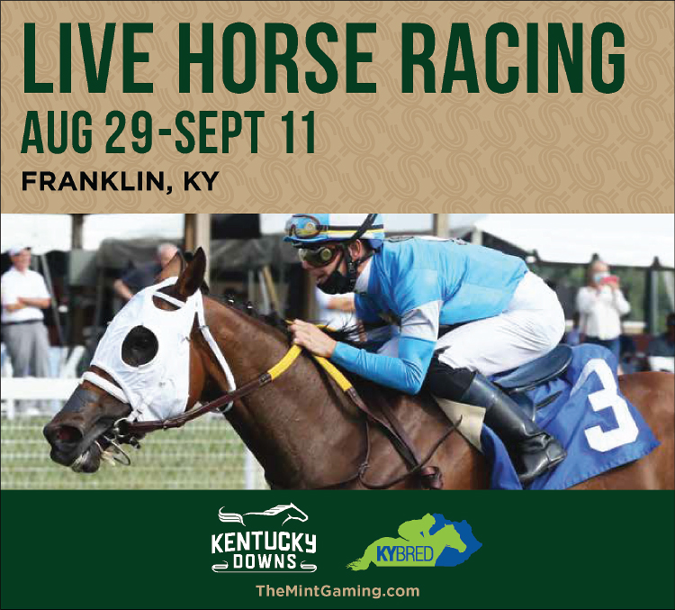 Live horse racing at Kentucky Downs