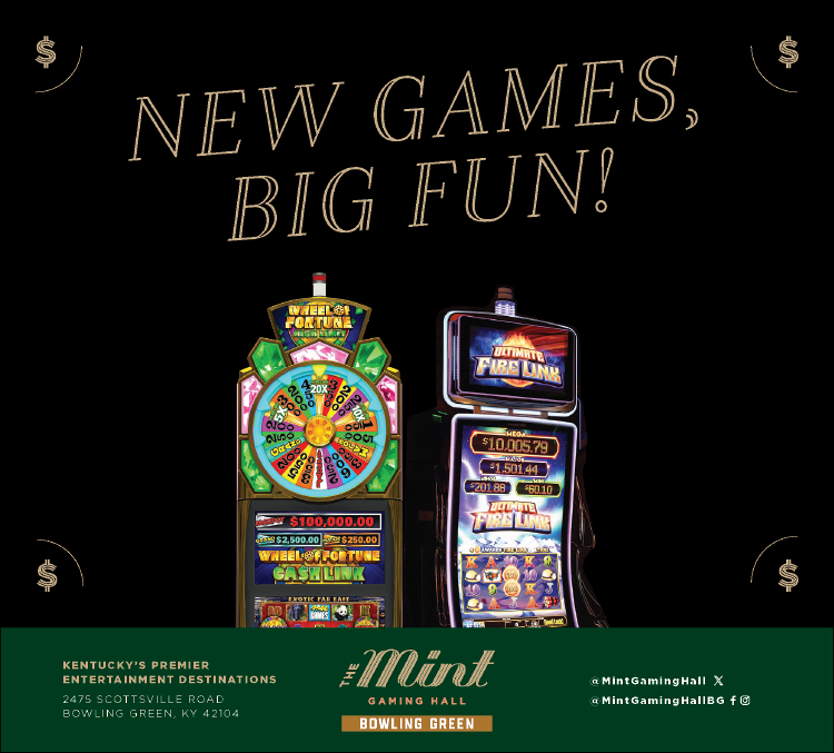 New games and big fun at The Mint Gaming Hall.