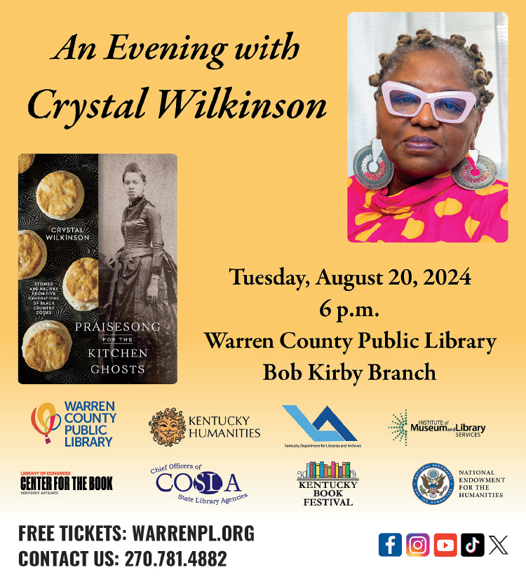 An evening with Crystal Wilkinson at the Warren County Public Library Bob Kirby Branch