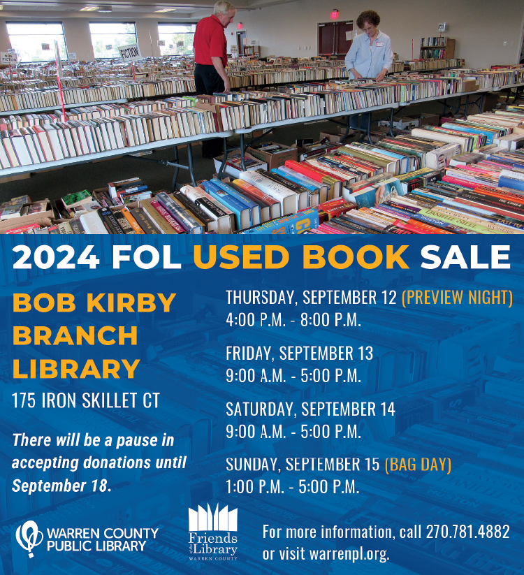 Warren County Public Library Used Book Sale