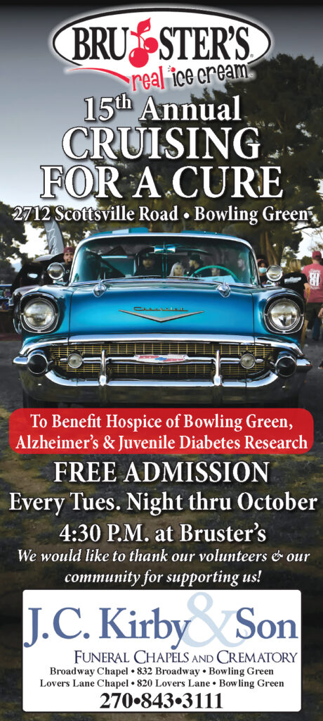 Cruising For A Cure sponsored by J. C. Kirby & Son Funeral Chapels