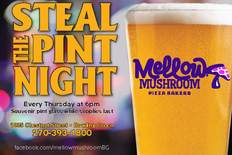 Steal The Pint Night at Mellow Mushroom