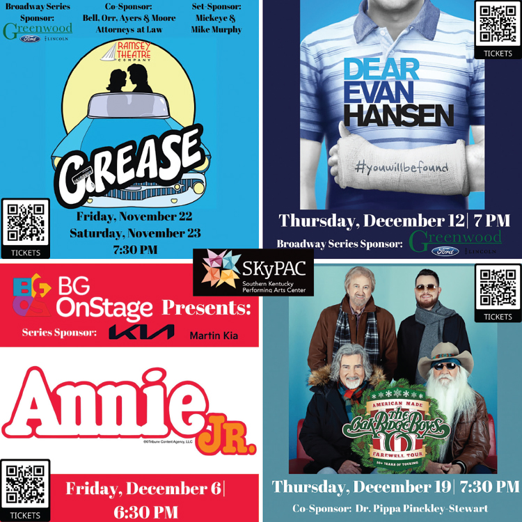 SKyPAC presents Grease, Dear Evan Hansen, Annie Jr. and The Oak Ridge Boys