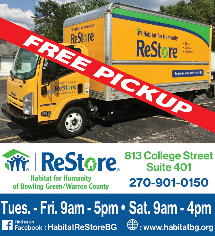 Donate gently used furniture to Habitat ReStore... free pickup available.