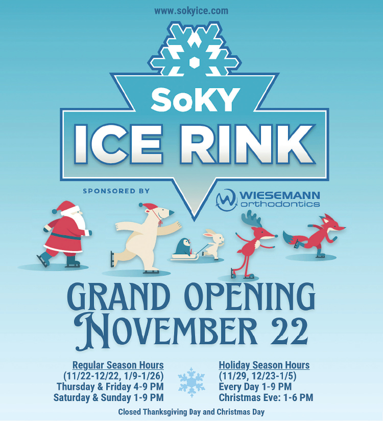 SOKY Ice Rink grand opening November 22.