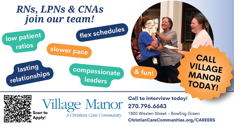 RNs, LPNs and CNAs... join our team at Village Manor