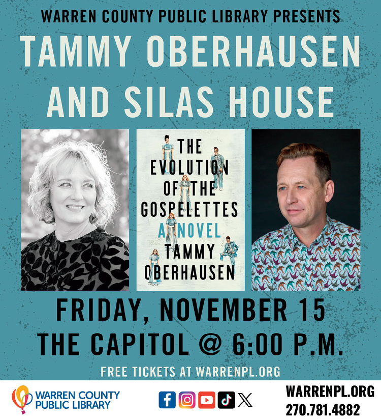 Warren County Public Library presents Tammy Oberhausen and Silas House