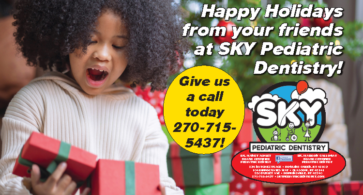 Happy Holidays from your friends at SKY Pediatric Dentistry. 