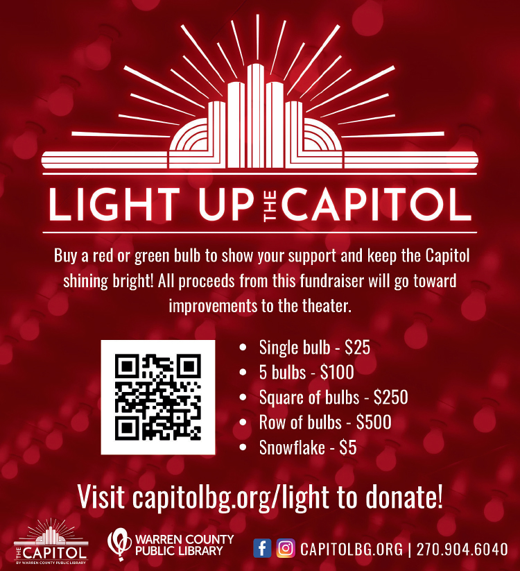 Donate for a bulb and help us Light Up The Capitol. 