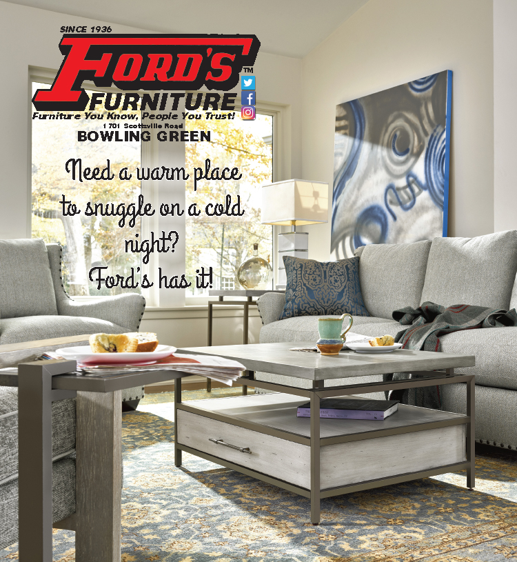 Need a warm place to snuggle on a cold night... let Ford's Furniture help you create the perfect spot. 