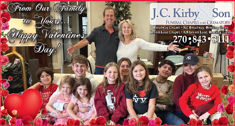 From the J.C. Kirby & Son family... Happy Valentine's Day!