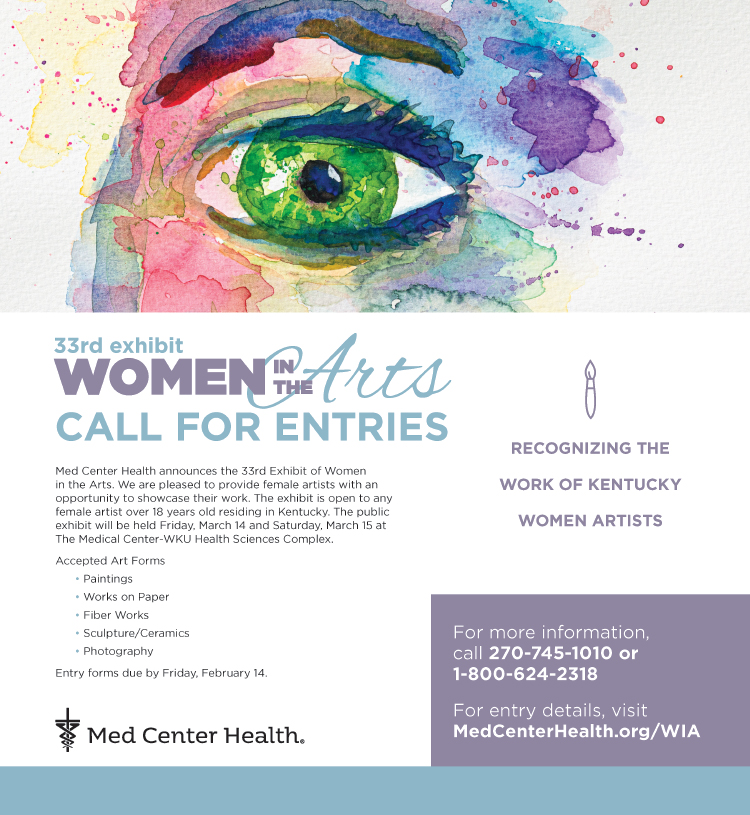 Don't miss the chance to enter the Med Center Health's Women in the Arts.