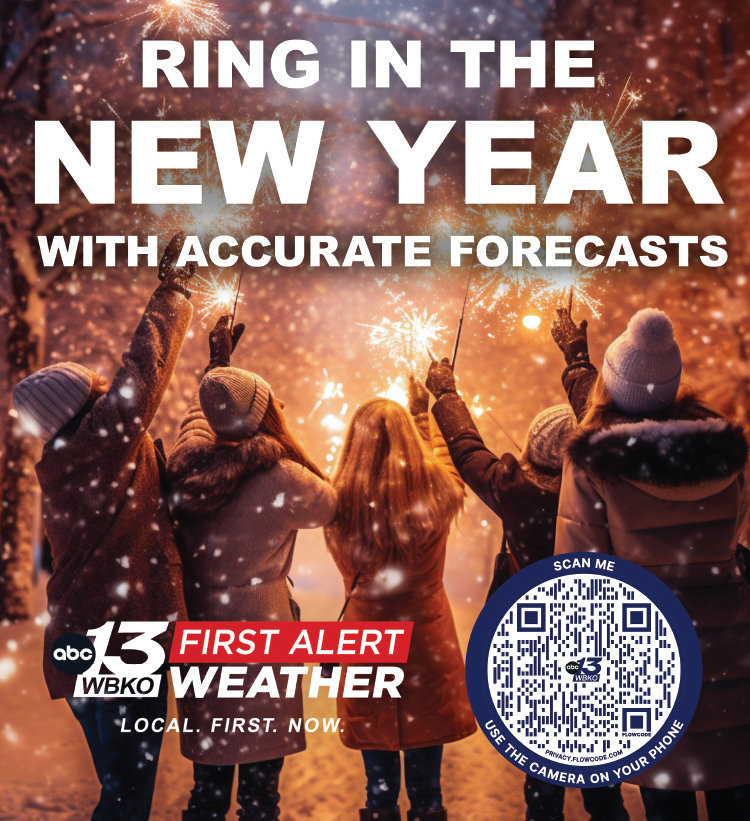 Ring in the New Year with a accurate weather forecast from WBKO's First Alert Weather.