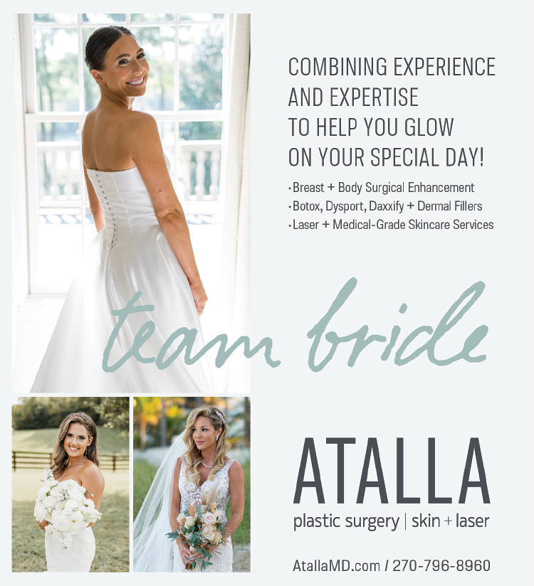 Atalla Plastic Surgery, Skin & Laser... combining experience and expertise to help brides glow on their special day.