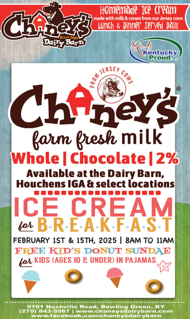 Chaney's Dairy Barn... farm fresh milk.