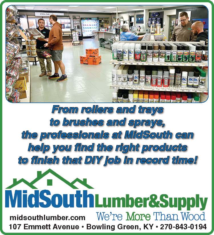 MidSouth Lumber & Supply... everything for your DIY paint project.