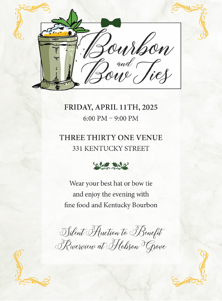 Friends of Riverview Fourth Annual Bourbon and Bow Ties 