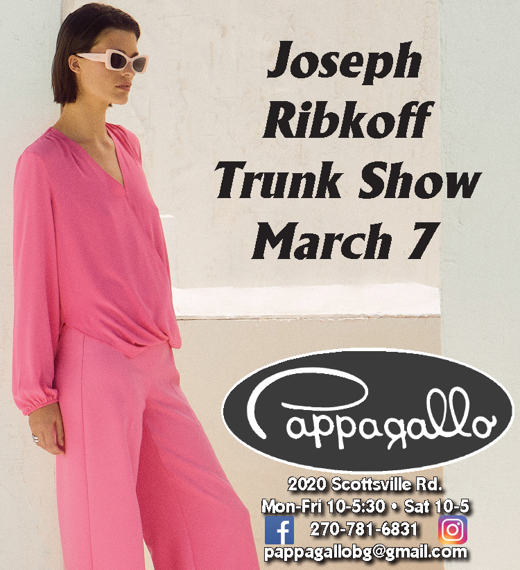 Joseph Ribkoff Trunk Show at Pappagallo March 7.