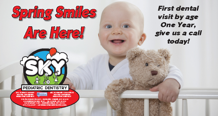 Spring Smiles are at SKY Pediatric Dentistry.