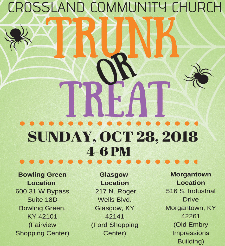 Crossland Community Church Trunk Or Treat - SOKY Happenings